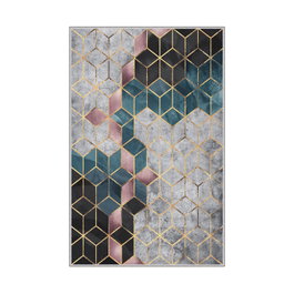 Conceptum Alfombra de Pasillo Hmnt774 Multicolor 100x150 cm
